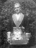 Charles Mettam in his Masonic Regalia.